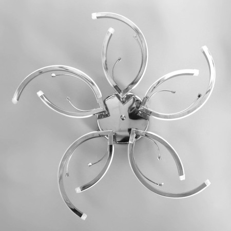Causteen with FDD "Sylvia" 5xled 70W 3000-6000k Dimmer, chrome 56x56x11 cm Bayerluux-7