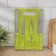 A set of kitchen supplies, 5 objects: knives 12 cm, 17 cm, 17.5 cm, board, color mix