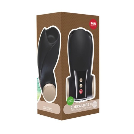 Vibro Masnotorbator Fun Factory Cobra Libre, Black, 14 cm-2