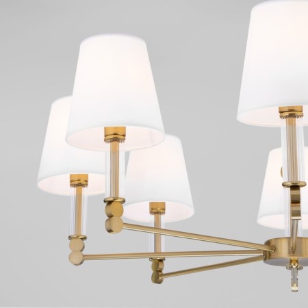 EUROSVET CONSO 60145/8, E14, 8x40W, 900x900x550 mm, brass color, brass-1