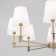 EUROSVET CONSO 60145/8, E14, 8x40W, 900x900x550 mm, brass color, brass