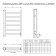 Electric towel "Dvin" J Plaza Neo, 800x400 mm, dimmer, polished