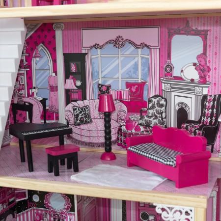 House puppet wooden Kidkraft "Villa Amelia", three -story, with furniture-5