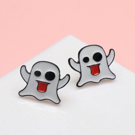Earrings "Ghosts" Krivlyaks, colored