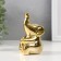 Souvenir Ceramics "Elephant sits" gold 4.5x5.5x10 cm