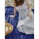 Neptun blanket, size 150x200 cm, blue color