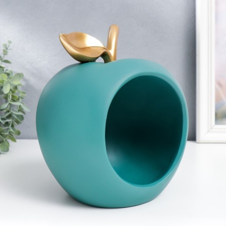 Souvenir Polystone stand "Green Apple" 20.5x16x18 cm-1
