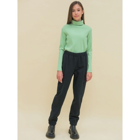 Jumper for girls, height 134 cm, olive color-6