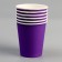 Set of dishes “Happy Birthday”: napkins 20 pcs., Glasses 6 pcs., Plates 6 pcs., Violet