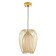 Lamp Bayerlux "Mediana" E27 40W gold 21x21x26-126cm