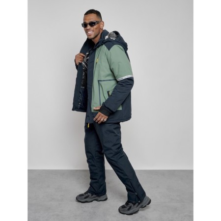 Ski costume men's winter, size 48, khaki color-13