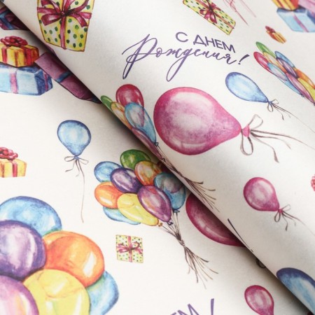 Paper packaging craft "Air Bouquet", 70 x 100 cm-1