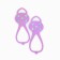 Ice steps 5 spikes size 26-35, pink, children's