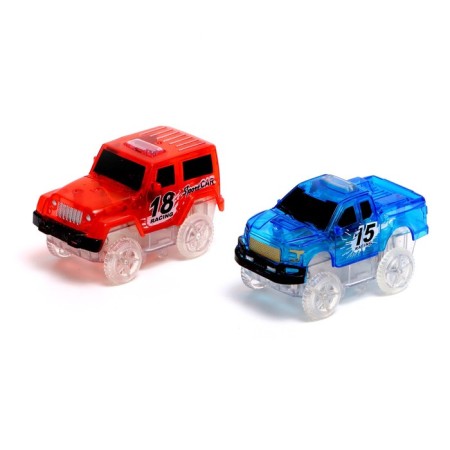 The Flash Track Auto Track, with 2 cars, 1006 cm, works from batteries-3