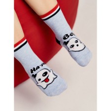 Cotton Kidte Kids “Funny legs” socks, size 14, light-blue color