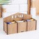 Wooden box for tea bags 12.4x22.9x8.2 cm, XDF