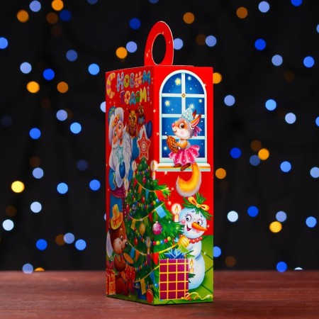 Gift box "New Year's gatherings", surprise 11 x 6 x 21 cm-2