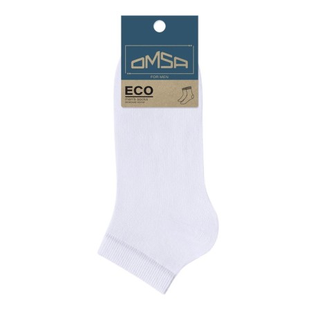 Male socks Omsa Eco, size 39-41, Bianco color