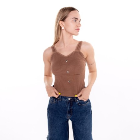 TOP female, brown color, one size (42-48)-1