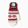 Female mittens, red color, size 18