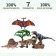 Set of figures "World of dinosaurs", 7 figures