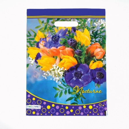 Noktyurn package, polyethylene, with a cut pen, 30 x 40 cm, 60 μm