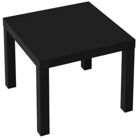 Gouring Lakk table, 550x550x440, black-1