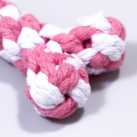 Cable toy "wicker bone", up to 15 cm, up to 60 g, mix of flowers-3
