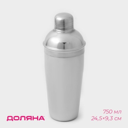 Shaker made of stainless steel of a share, 750 ml, chrome color