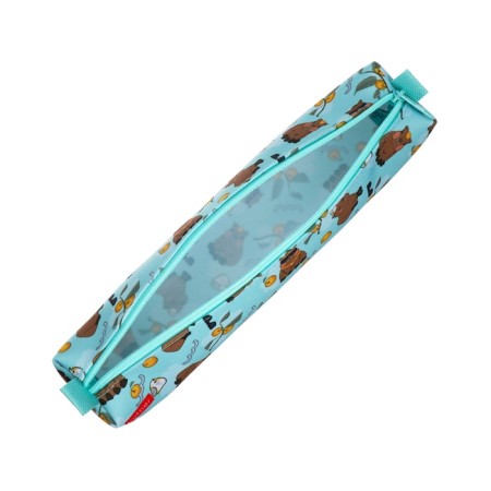 Penal soft, 1 compartment, quadro, 45 x 210 mm, Hatber "Really steep capibar" Green NPK_62154-3
