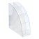 Organizer-stand table, DEVENTE. Fan, 155 x 176 x 68 mm, plastic, white