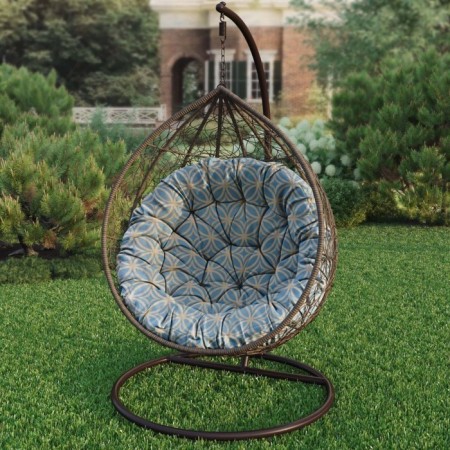 Pillow for Minas swing, diameter 115 cm, blue color