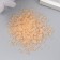 Glass beads 8/0 "matte translucent. Apricot" 10 grams