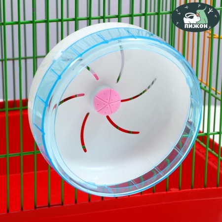 Wheel for rodents are quiet, 13.5 cm, blue
