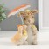 Souvenir Polystone "Meeting on Easter under an umbrella" 11x8.5x12.5 cm
