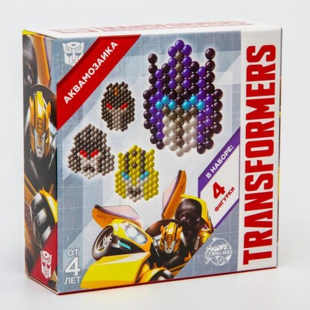 Аквамозаика «Трансформеры», 4 фигурки, маски-4