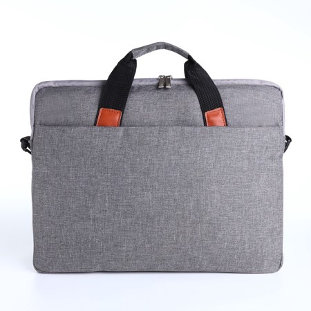 Laptop bag, gray color-1