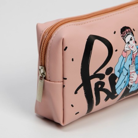 Frida cosmetic bag, artificial leather, size 18x10 cm-3