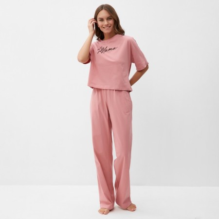Female pajamas (T -shirt and trousers) KAFTAN "Pink" p. 40-42