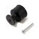 Handle button Cappio PK104, D = 25 mm, plastic, black color