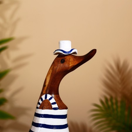 Souvenir "Duck on the beach" tree 27 cm-2