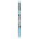 Plastic skis, 140 cm, with a notch, MIX color