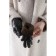 Female gloves, size 8.5, with insulation, black color