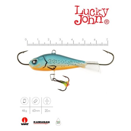 Balancir Lucky John Baltic 6 + tee, 6 cm, color 53 blister-1