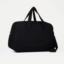 Road bag with lightning, external pocket, long belt, black color