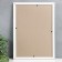 Photo frame 21x30 cm MDF. No. 6 White (plastic screen)