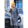 Female coat, size 44, gray color
