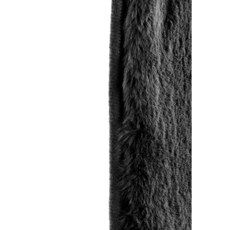 Plush mat 50x80 cm, my bunny, black color-4