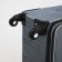 Small suitcase 24 "On the zipper, code castle, with extension, the color is gray