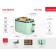 Toster Oursson to2104/PM, 750 W, defrosting/heating, 7 modes, mint Provence